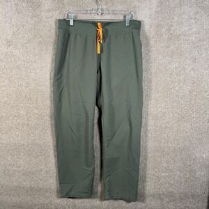 FIGS Livingston Scrub Pants Womens MP Medium Green Technical Collection Elastic